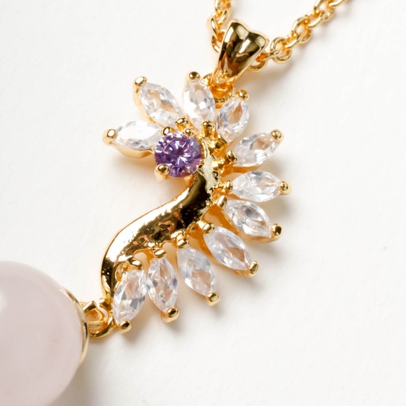 kate spade seahorse pink stone necklace - Picture 5 of 6